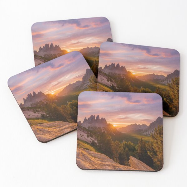 Item preview,   "Stunning Sunset View over Majestic Mountain Valley Scene" designed and sold by AnimalAirtistry.