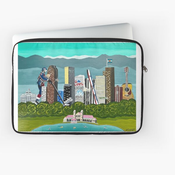 Item preview, Denver's funky skyline designed and sold by LauraWrightPaints.