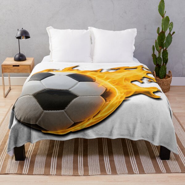 Item preview, FIRE FOOTBALL (WHITE) designed and sold by Marlon Oseguera.