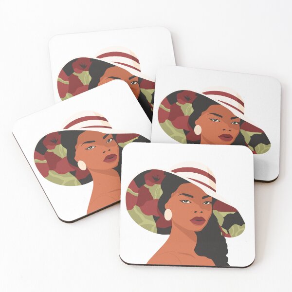 Item preview, Black Woman in a Floral Hat designed and sold by Denny-Danny.