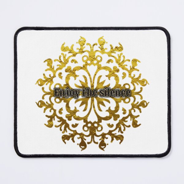 Item preview, Enjoy the silence gold mandala designed and sold by Buda--Vibes.