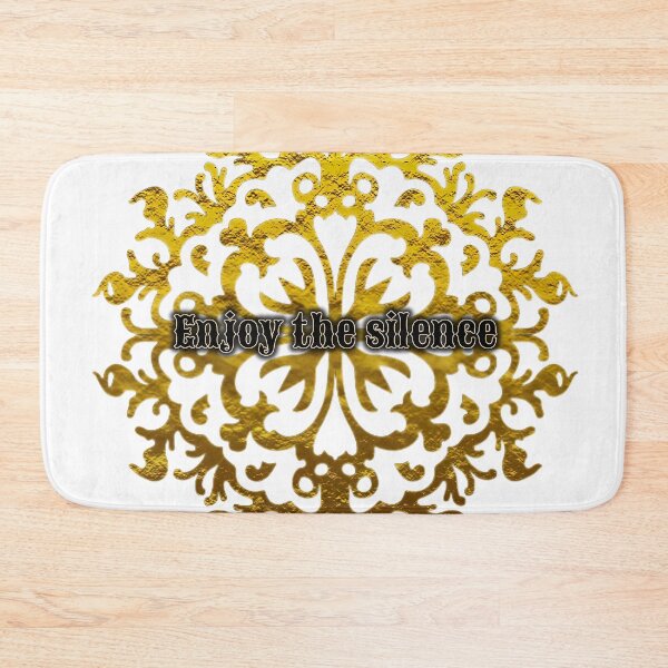 Item preview, Enjoy the silence gold mandala designed and sold by Buda--Vibes.