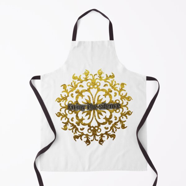 Item preview, Enjoy the silence gold mandala designed and sold by Buda--Vibes.