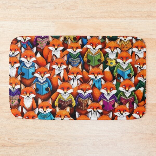 Item preview, Many Funny Foxes Reading Books Pattern designed and sold by AlinaSCorner.