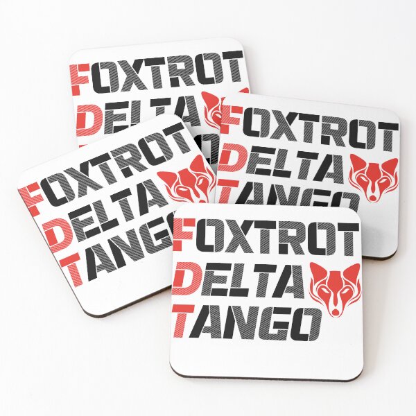 Item preview, Foxtrot Delta Tango - red and black designed and sold by Mahmoud Salah.