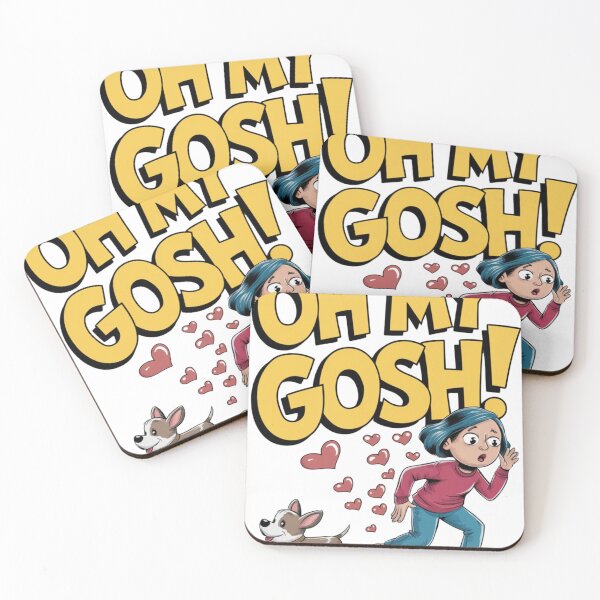 Item preview, OH MY GOSH! Design Exclamation Design Funny Quote Surprise Quote Reaction Design Meme Quote designed and sold by Furry Paw  Prints.