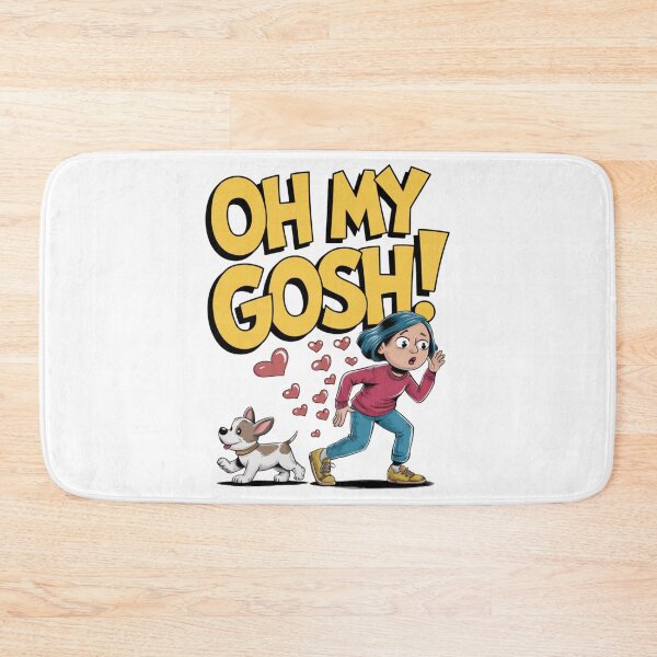 Item preview, OH MY GOSH! Design Exclamation Design Funny Quote Surprise Quote Reaction Design Meme Quote designed and sold by Furry Paw  Prints.