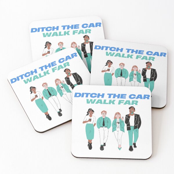 Item preview, Ditch The Car Walk Far National Walk To Work Day   designed and sold by Orens POD.