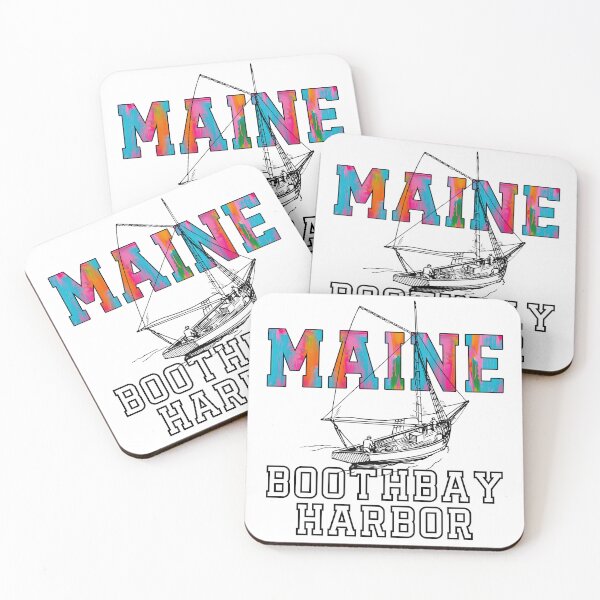 Item preview, Boothbay Maine (Sail) designed and sold by Whackadoodletee.