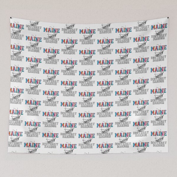 Item preview, Boothbay Maine (Sail) designed and sold by Whackadoodletee.