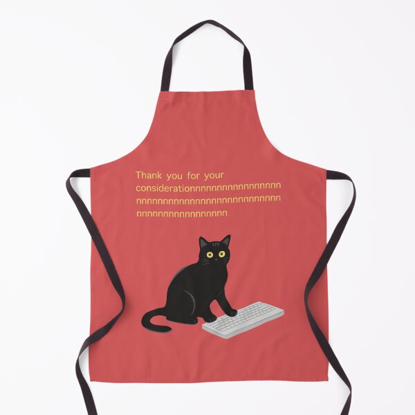 Item preview, Mischievous cat art : Paws on the Keys Red version designed and sold by TheGrandLordCat.