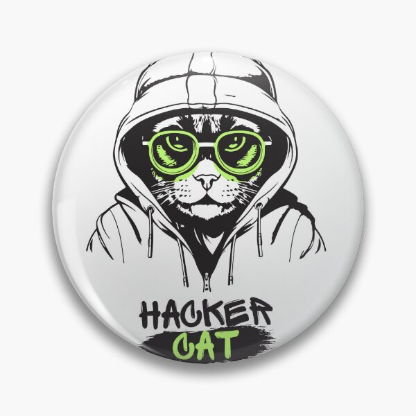Item preview, Hacker Cat designed and sold by okmultimedia.