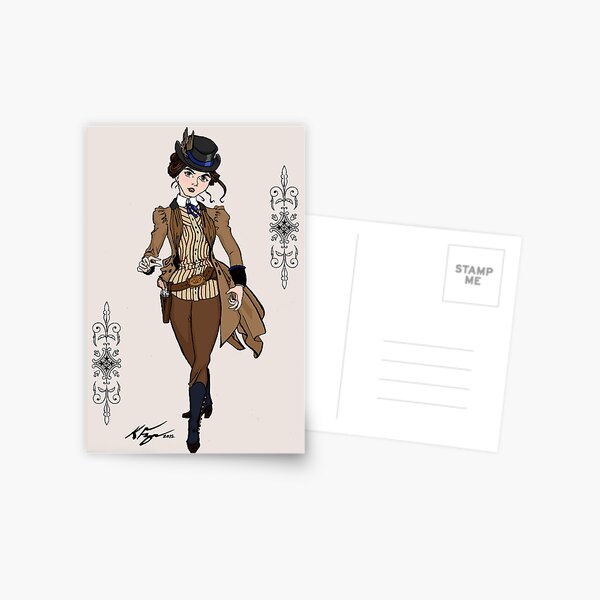 Evelyn - concept art Postcard