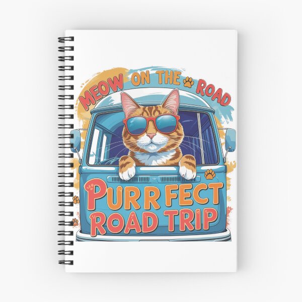 Item preview, Purrfect Road Trip T-Shirt – Cool Cat Van Life Adventure Design designed and sold by bannzy.