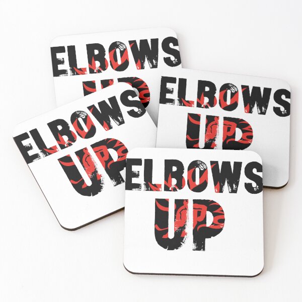 Item preview, Elbows Up - Hockey  designed and sold by Mahmoud Salah.