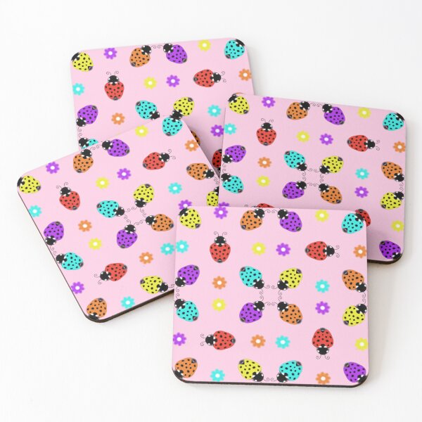 Item preview, Ladybugs (Pink) designed and sold by Eviesrainbow.