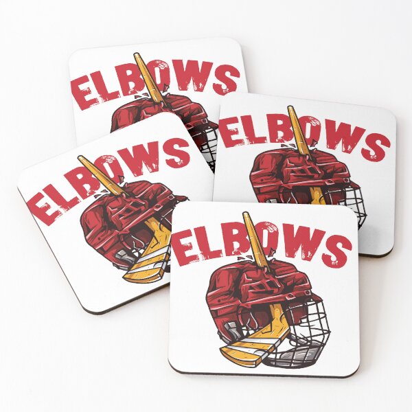Item preview, Elbows Up - Hockey  designed and sold by Mahmoud Salah.