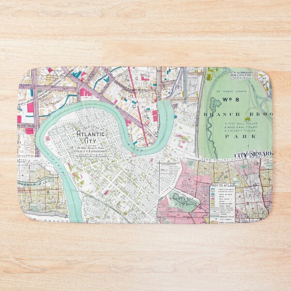 Item preview, Vintage Atlantic City Map designed and sold by Olivia Ossege.