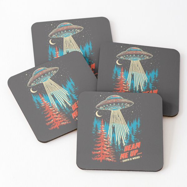 Item preview, Retro UFO Beam me up ...Earth is Weird design designed and sold by BNDDesign.
