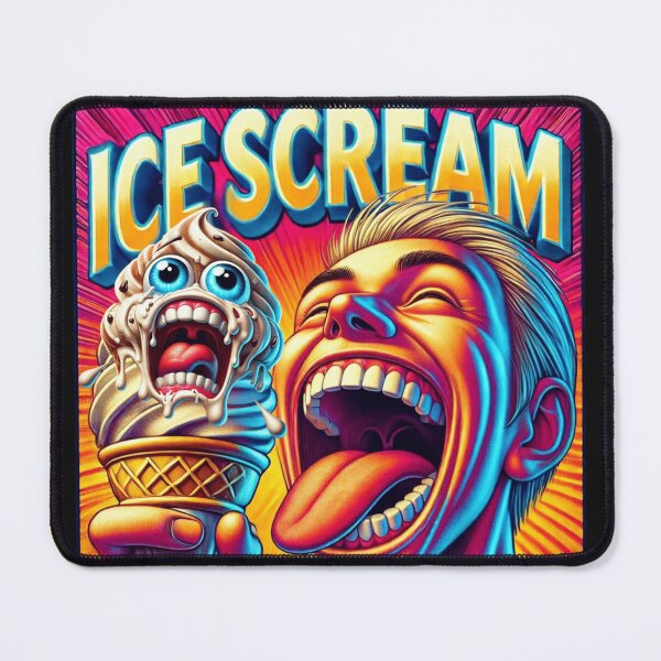Item preview, Ice Cream or Ice Scream? – Funny Horror Food Pun Design designed and sold by B-DIFF-e-RENT.
