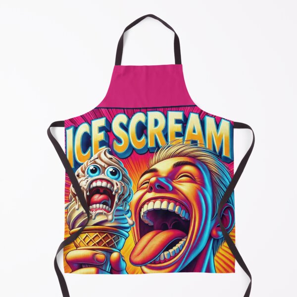 Item preview, Ice Cream or Ice Scream? – Funny Horror Food Pun Design designed and sold by B-DIFF-e-RENT.
