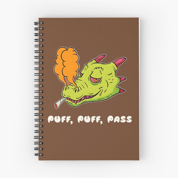 Item preview, Puff, Puff, Pass, Smoking Dino  designed and sold by Mariana Piana.