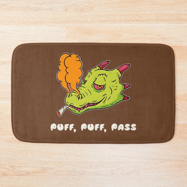 Item preview, Puff, Puff, Pass, Smoking Dino  designed and sold by Mariana Piana.