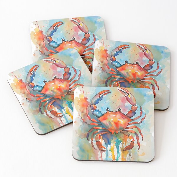 Item preview, Watercolor Oceanlife Crab design designed and sold by BNDDesign.
