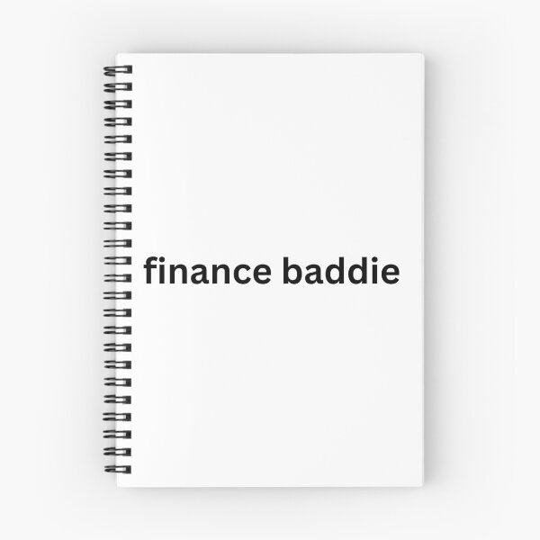 Item preview, Finance baddie - black and white typography designed and sold by ha11e11.