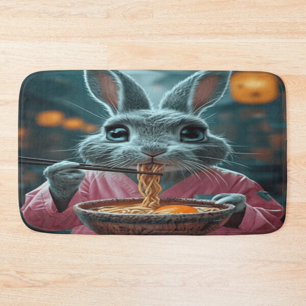 Item preview, fluffy rabbit savors each noodle designed and sold by Mindful56.