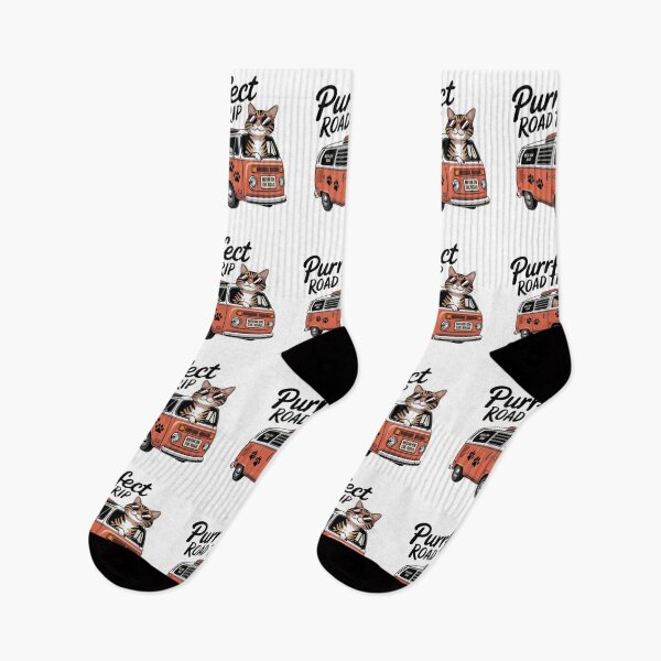 Item preview, Purrfect Road Trip T-Shirt – Cool Cat Van Life Adventure Design designed and sold by bannzy.