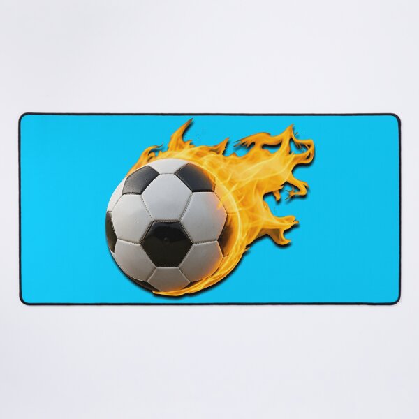 Item preview, FIRE FOOTBALL (#00CCFF) designed and sold by Marlon Oseguera.