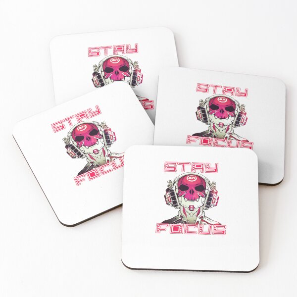 Item preview, Stay Focused: Cyber Skull designed and sold by Polarisofficial.