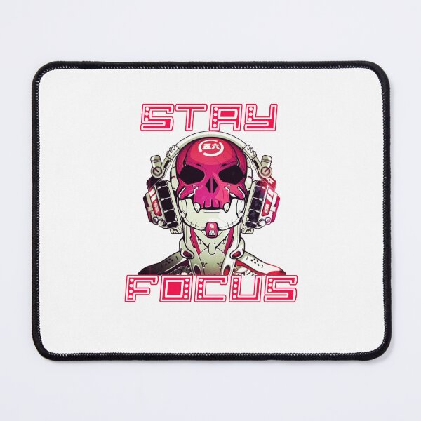 Item preview, Stay Focused: Cyber Skull designed and sold by Polarisofficial.