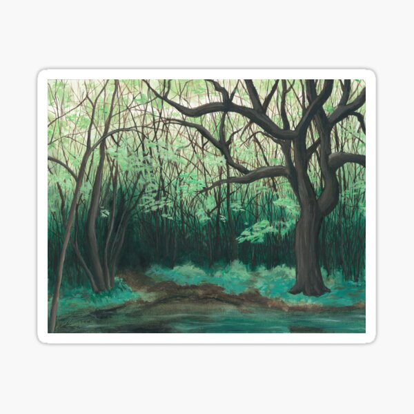 The Path to the Pond Sticker