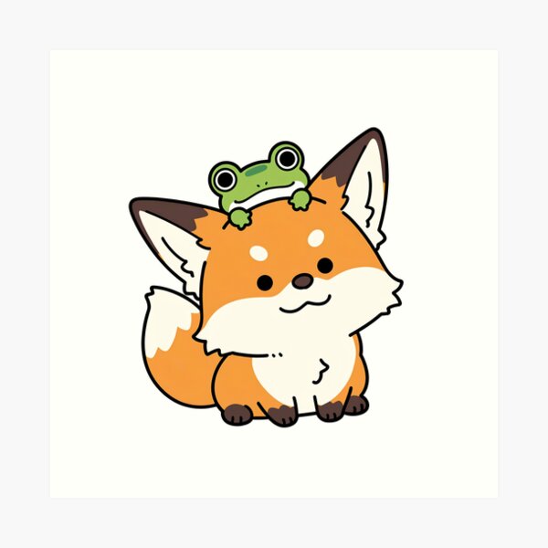Item preview, Froggy on a Foxy designed and sold by RostamWorks.
