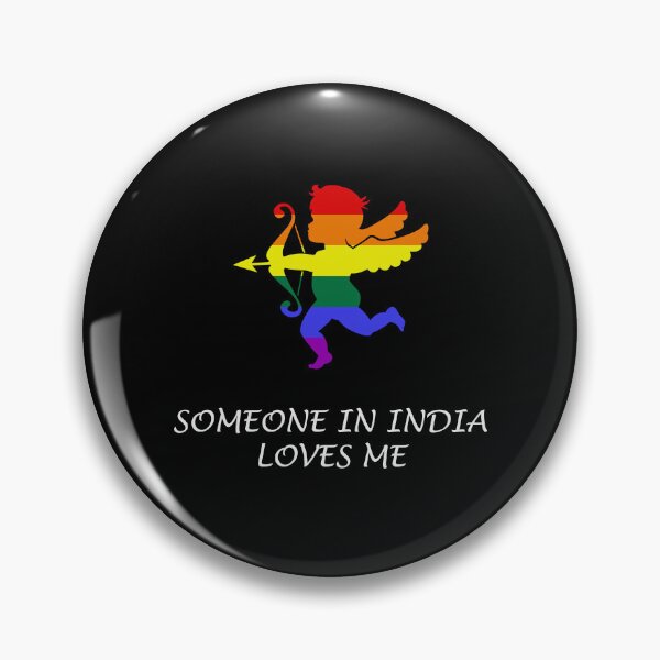 Item preview, Someone in India loves me - Gay Pride designed and sold by PrideFeliz.