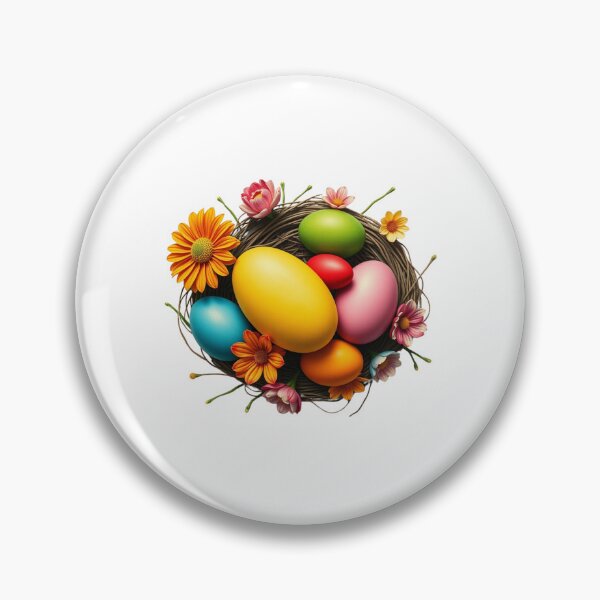 Item preview, Easter Eggs, Bird Nest and Flowers  designed and sold by silviaol.