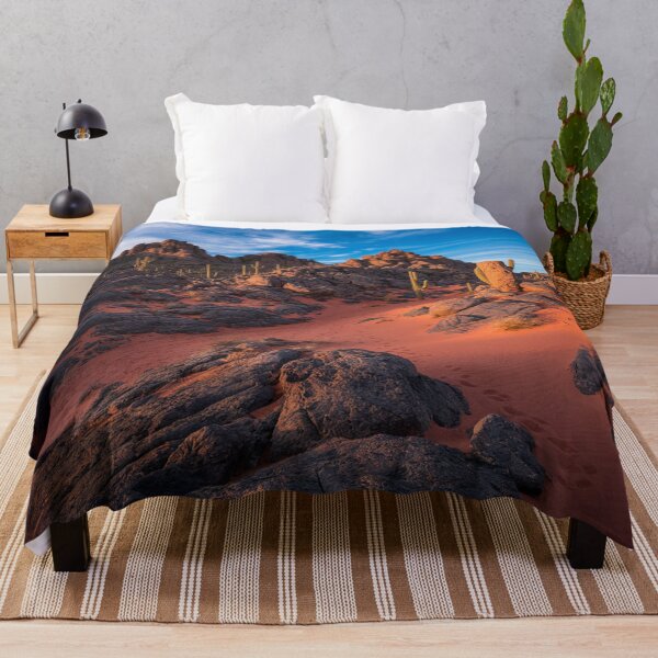 Item preview, "Desert Mountain Landscape with Cacti and Serene Atmosphere" designed and sold by AnimalAirtistry.