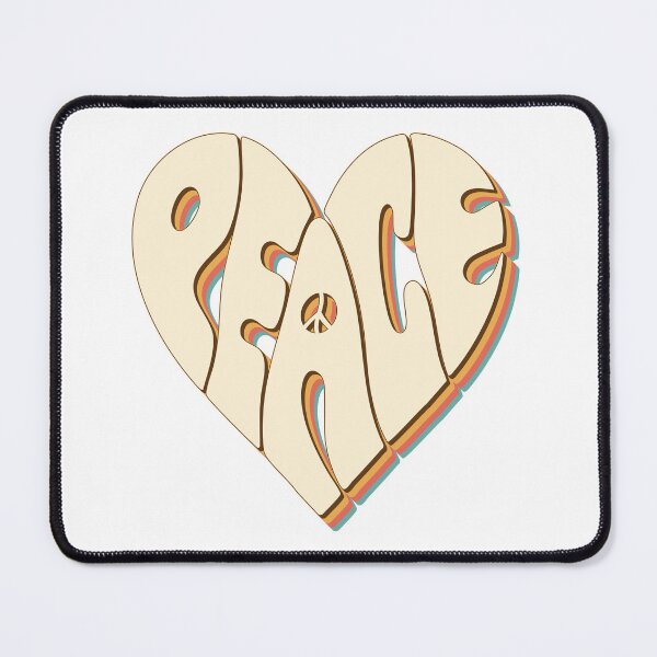 Item preview, Hippie Peace Heart Groovie Essential designed and sold by SaltCreatives.