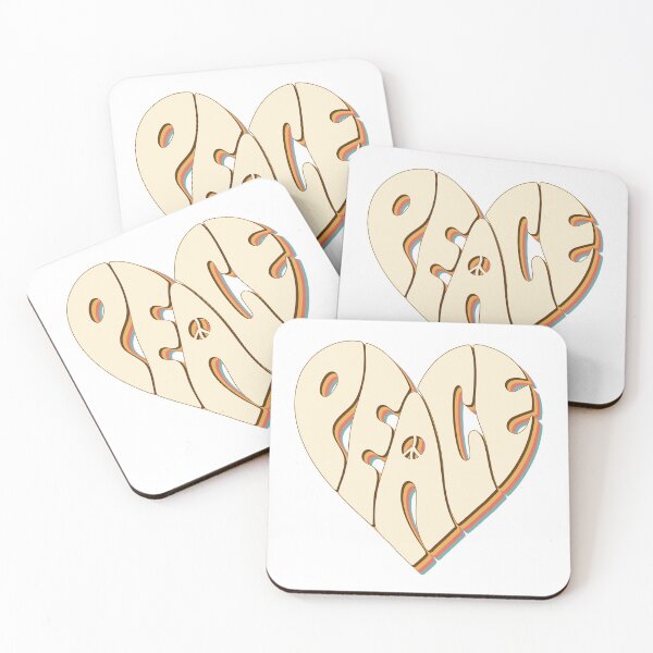 Item preview, Hippie Peace Heart Groovie Essential designed and sold by SaltCreatives.