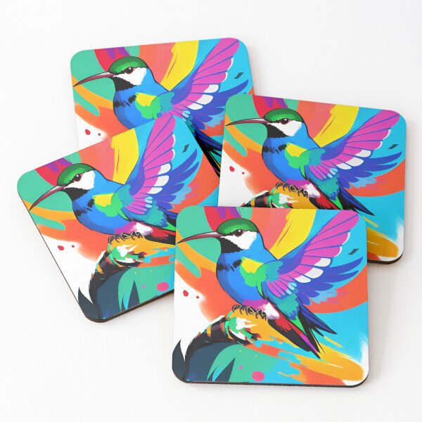 Item preview, Vivid Flight – Color Splash Bird Art designed and sold by JAR.