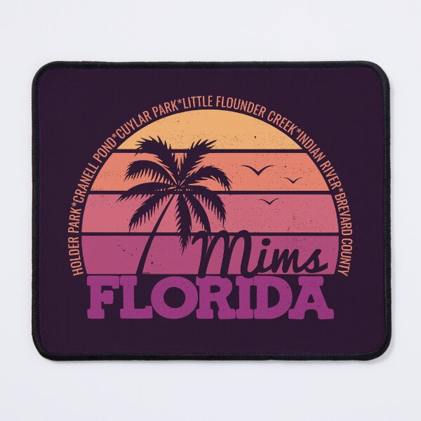 Item preview, Mims Florida Retro Sunset Local Pride Logo designed and sold by CRHPOD20.