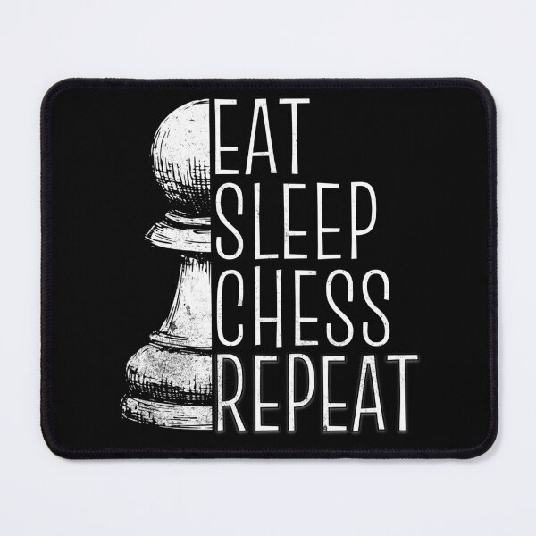 Item preview, Eat Sleep Chess Repeat designed and sold by CaseysTeeParty.