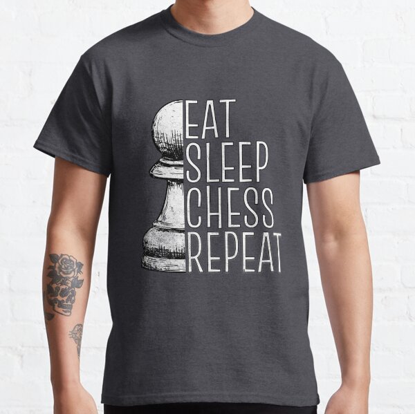 Item preview, Eat Sleep Chess Repeat designed and sold by CaseysTeeParty.
