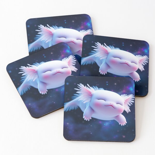 Item preview, Chubby Axolotl Drifting Through the Cosmos designed and sold by Lambyte.