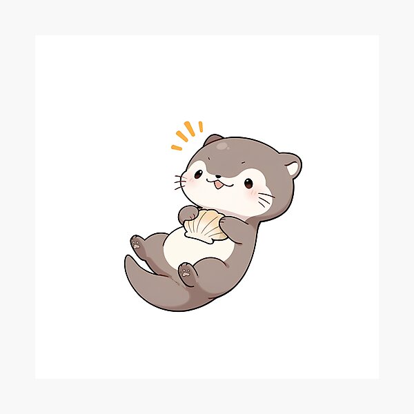 Item preview, Otter and the Clam Shell designed and sold by RostamWorks.