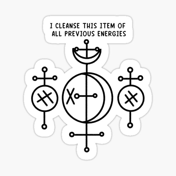 Aperçu de l'œuvre Sceau d'objet de nettoyage créée et vendue par Sticky-Sigils.