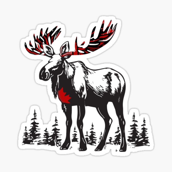 Item preview, Canadian Spirit Moose designed and sold by Silvered-Wings.