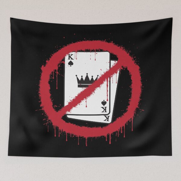 Item preview, No Kings – Anti-Trump Playing Card Tee designed and sold by p1xelhacker.